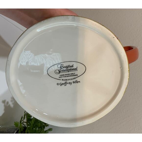 Vtg Certified International Geoffrey Allen “Oliva” Italian Tuscany Style Pitcher - Picture 7 of 7